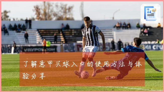 了解意甲买球入口的使用方法与体验分享
